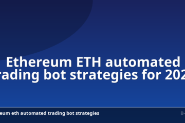 Ethereum ETH automated trading bot strategies for 2026